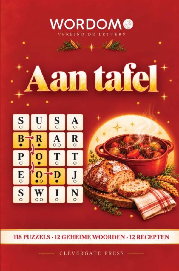 Aan tafel - Een woordpuzzelboek voor fijnproevers