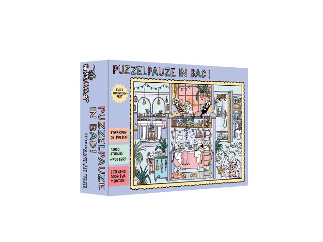 Eva's introvertenpret- Puzzelpauze in bad