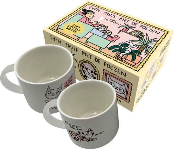 Eva's kattenkopjes: Even pauze met de poezen