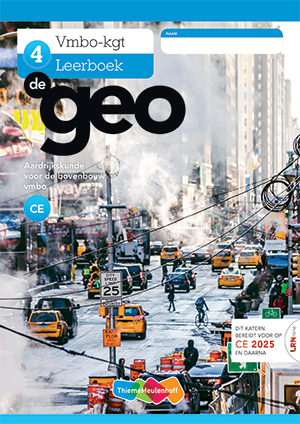 De Geo Leerboek 4 vmbo-kgt (CE)