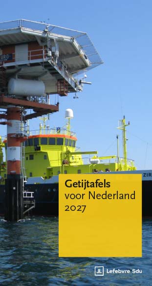Getijtafels voor Nederland 2027