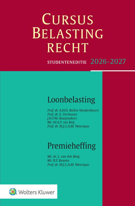 Studenteneditie Cursus Belastingrecht Loonbelasting/Premieheffing 2026-2027