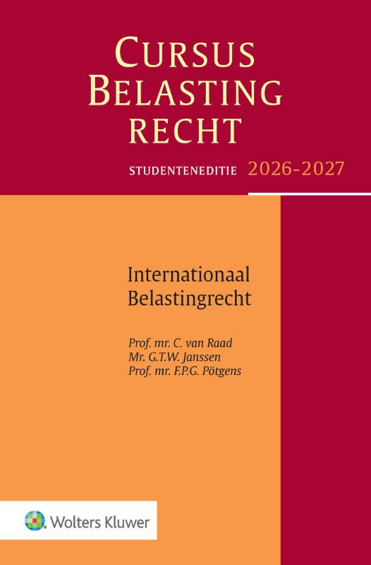 Studenteneditie Cursus Belastingrecht Internationaal Belastingrecht 2026-2027