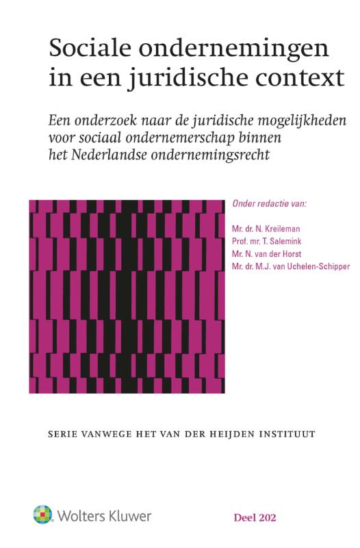 Sociale ondernemingen in een juridische context