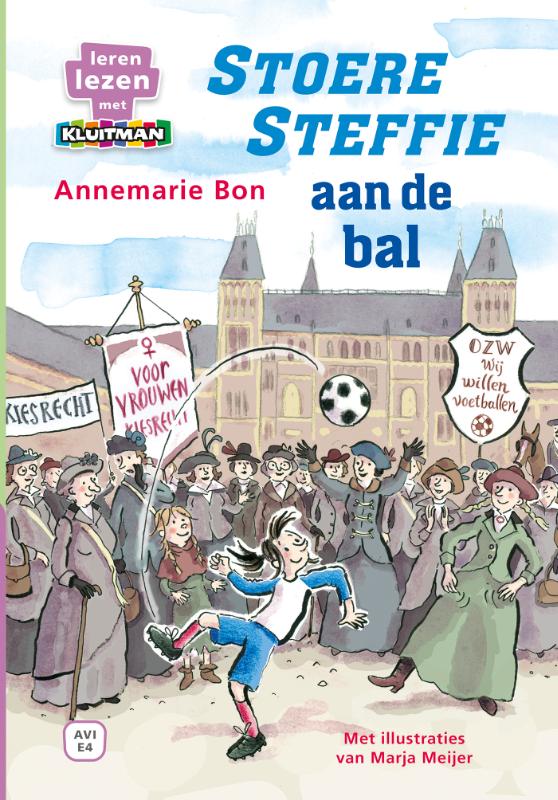 Stoere Steffie aan de bal