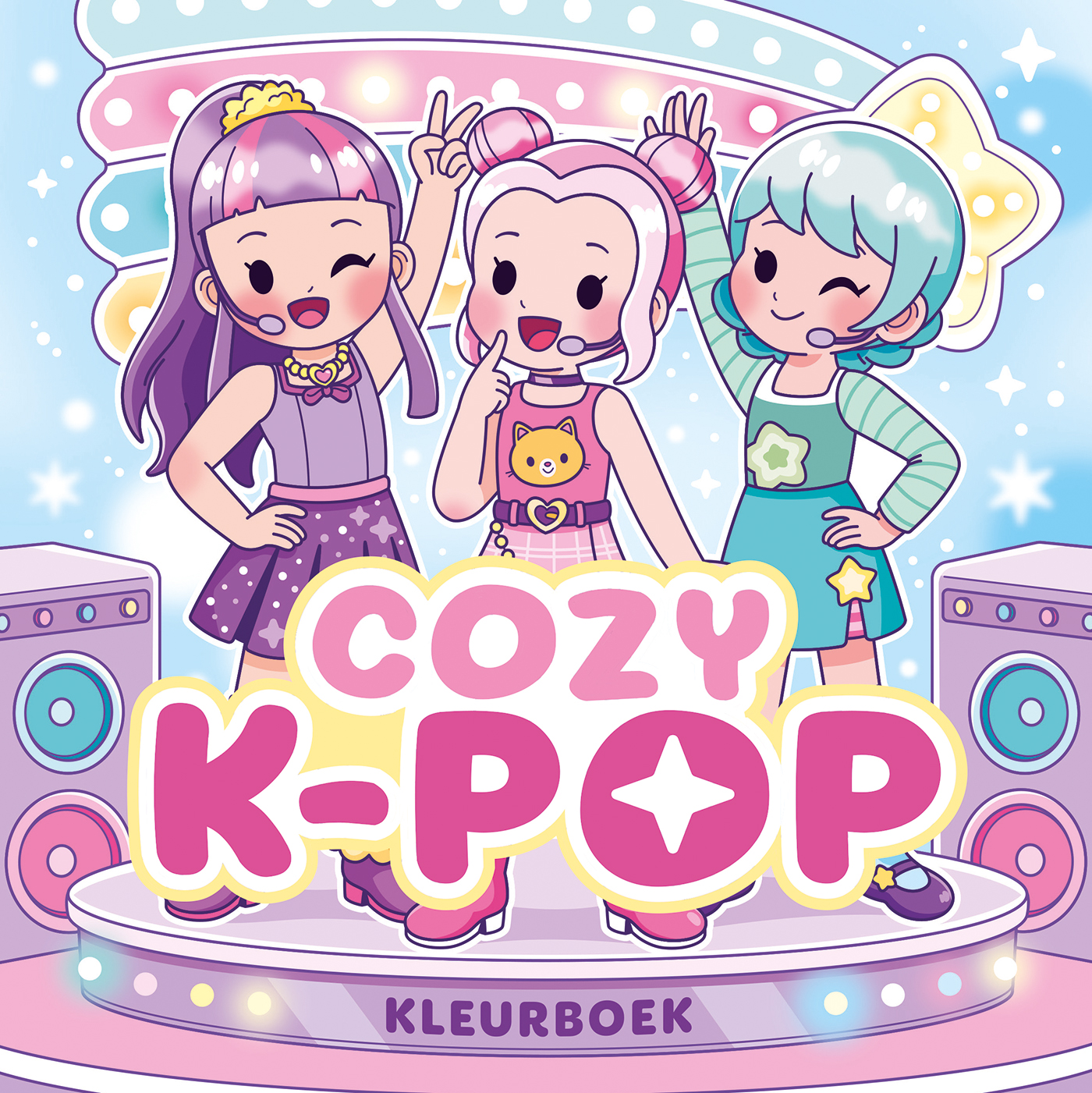 Cozy K-pop kleurboek