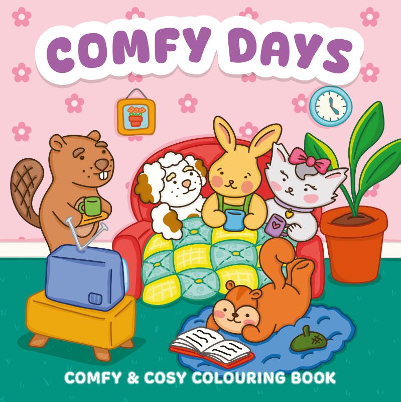Comfy days - Comfy & cosy colouring book