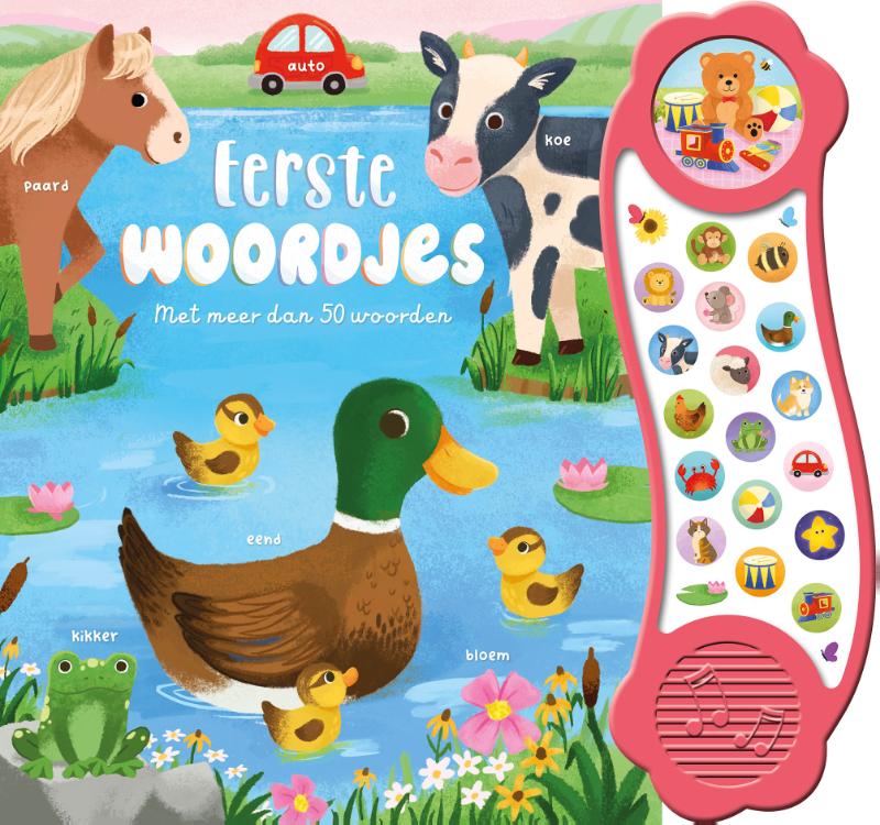 Eerste woordjes - 18-geluidenboek