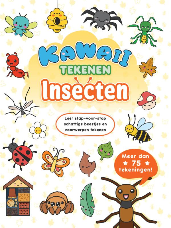 Kawaii tekenen insecten