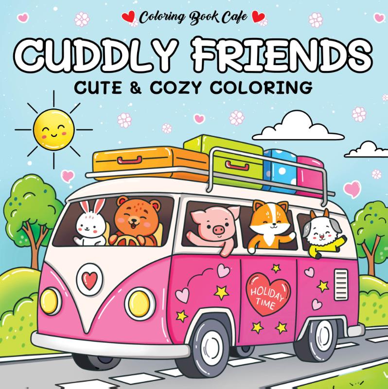 Cuddly friends - Cute & cozy coloring