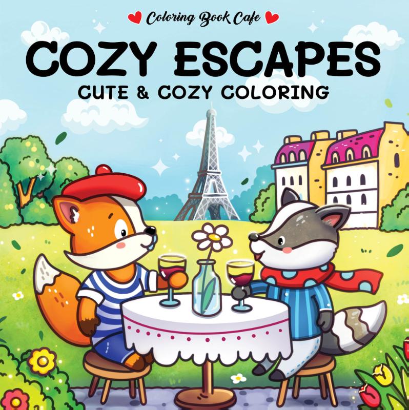 Cozy escapes - Cute & cozy coloring