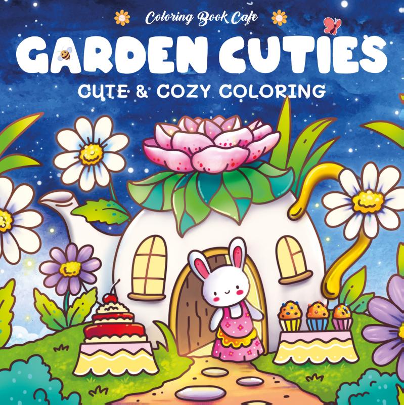 Garden cuties - Coloring book cafe