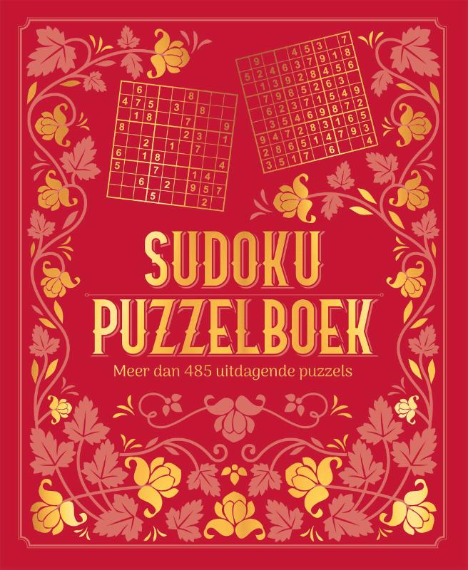Sudoku puzzelboek rood (volume 2)