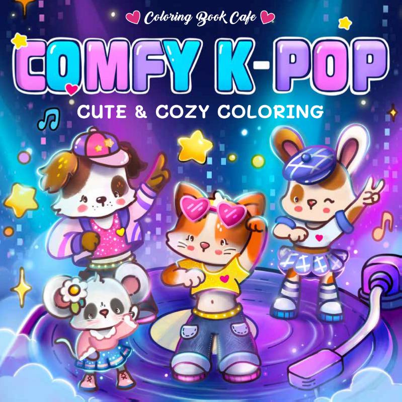 Comfy K-pop - Cute & cozy coloring