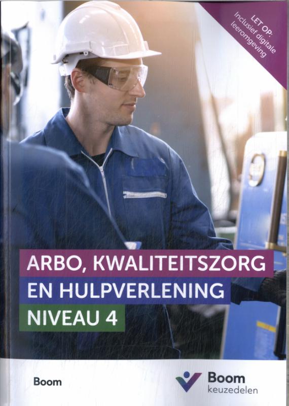 Keuzedeel Arbo, kwaliteitszorg en hulpverlening niveau 4 versie 2026 | combipakket