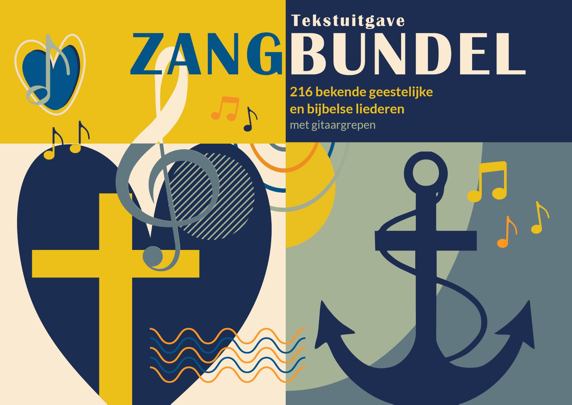 Zangbundel tekstuitgave met gitaarakkoorden