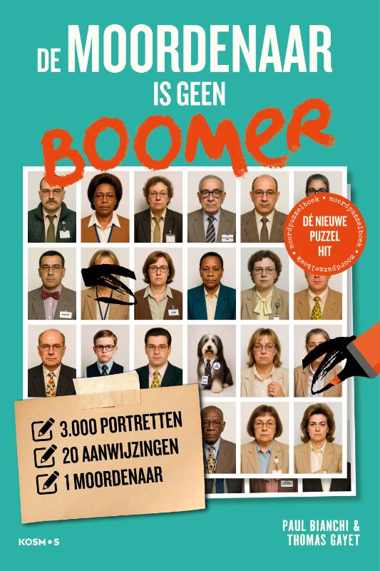 Moordpuzzelboek - De moordenaar is geen boomer