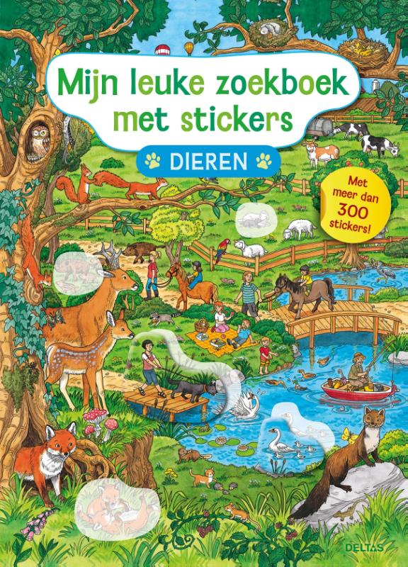Mijn leuke zoekboek met stickers - Dieren