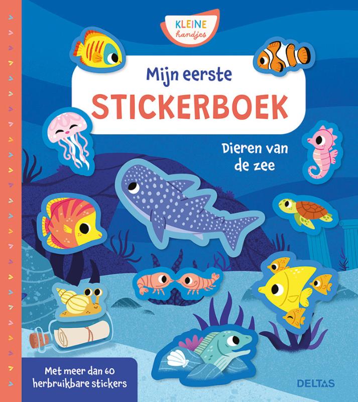 Mijn eerste stickerboek Kleine Handjes - Dieren van de zee