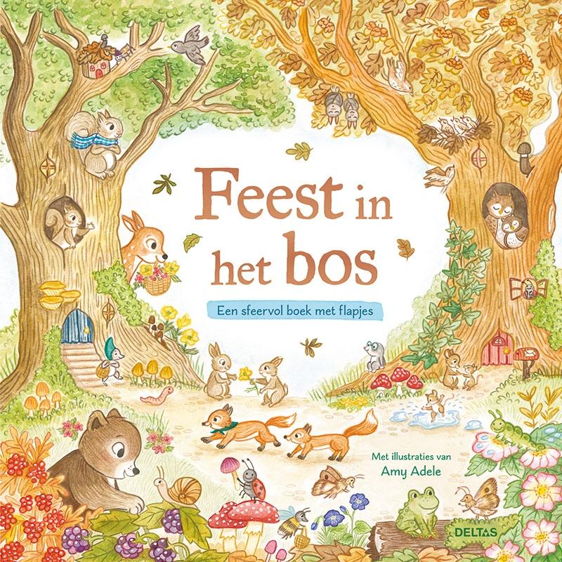 Feest in het bos - Een sfeervol boek met flapjes