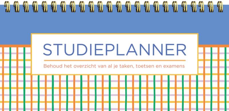 Studieplanner (Spiraal) - Colorful Squares