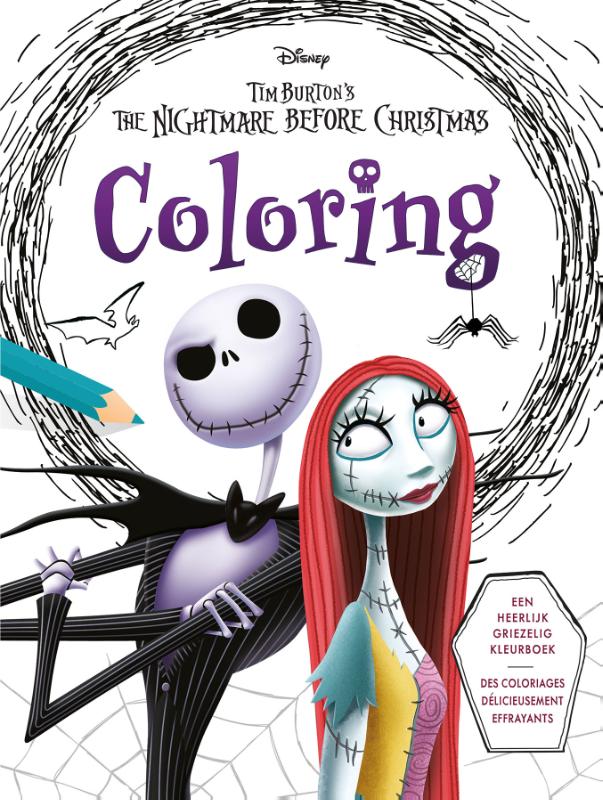 Disney Coloring Tim Burton's The Nightmare before Christmas