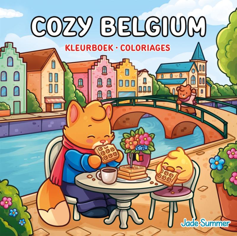 Cozy Belgium kleurboek Jade Summer / Cozy Belgium coloriages Jade Summer