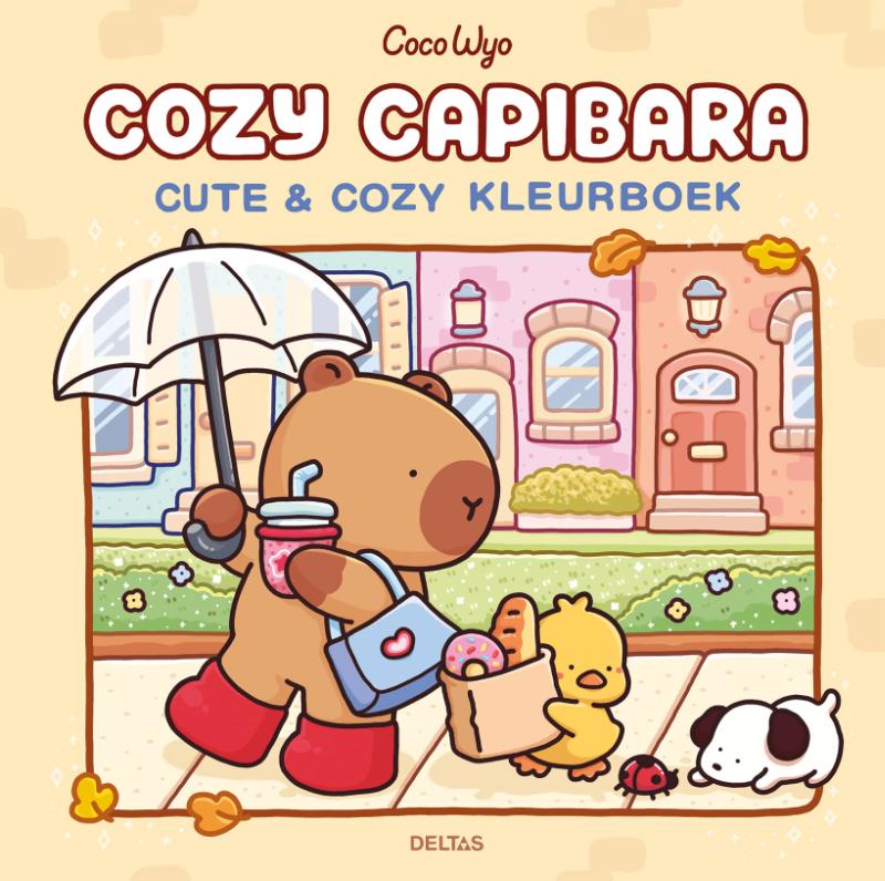 Cozy Capibara Cute & Cozy kleurboek Coco Wyo
