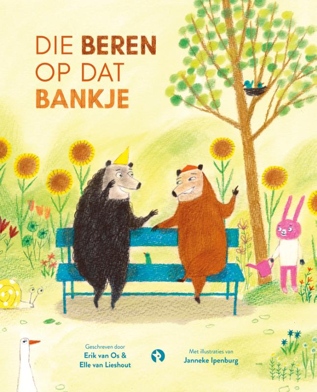 Die beren op dat bankje