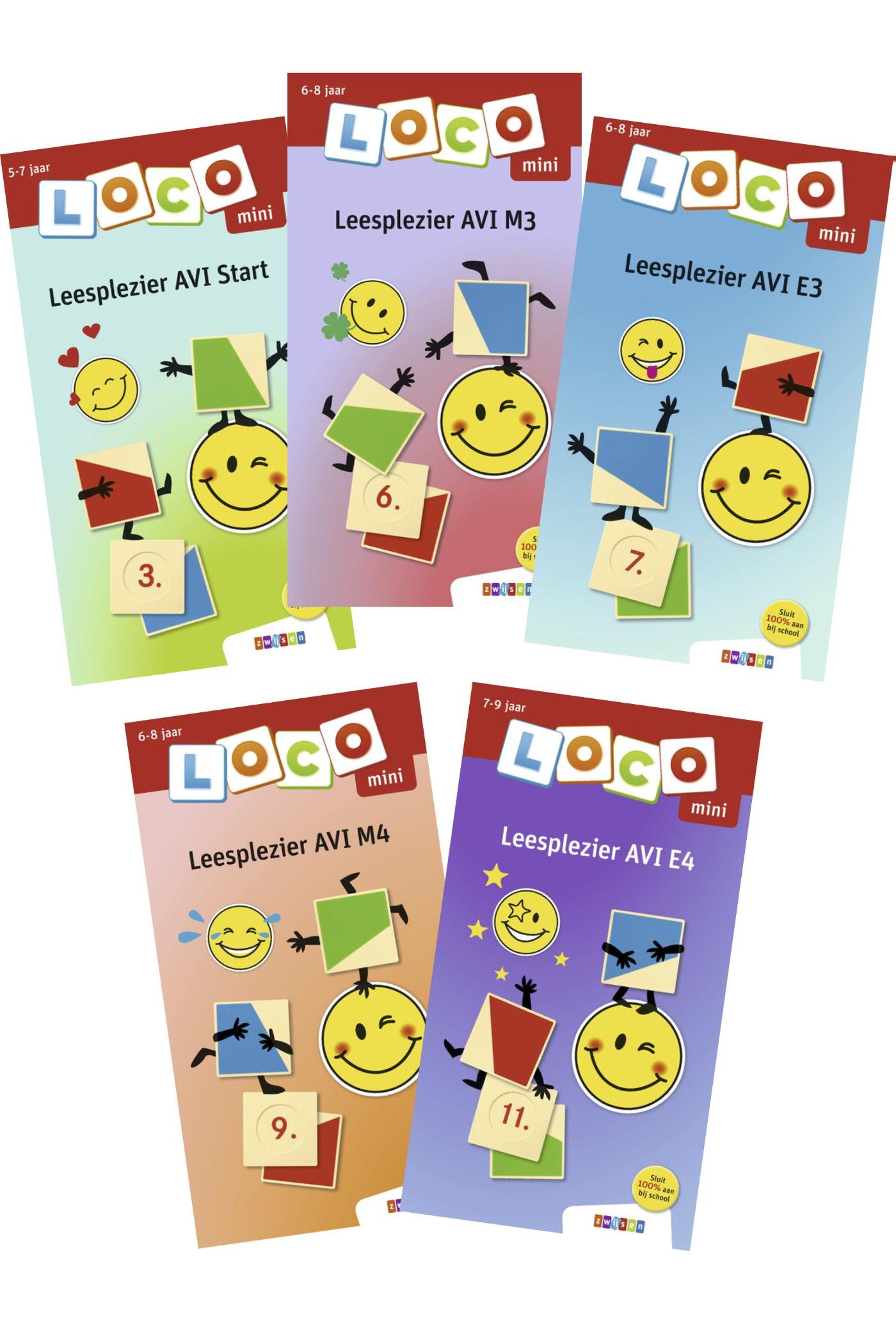 Loco mini pakket Leesplezier (5 boekjes)