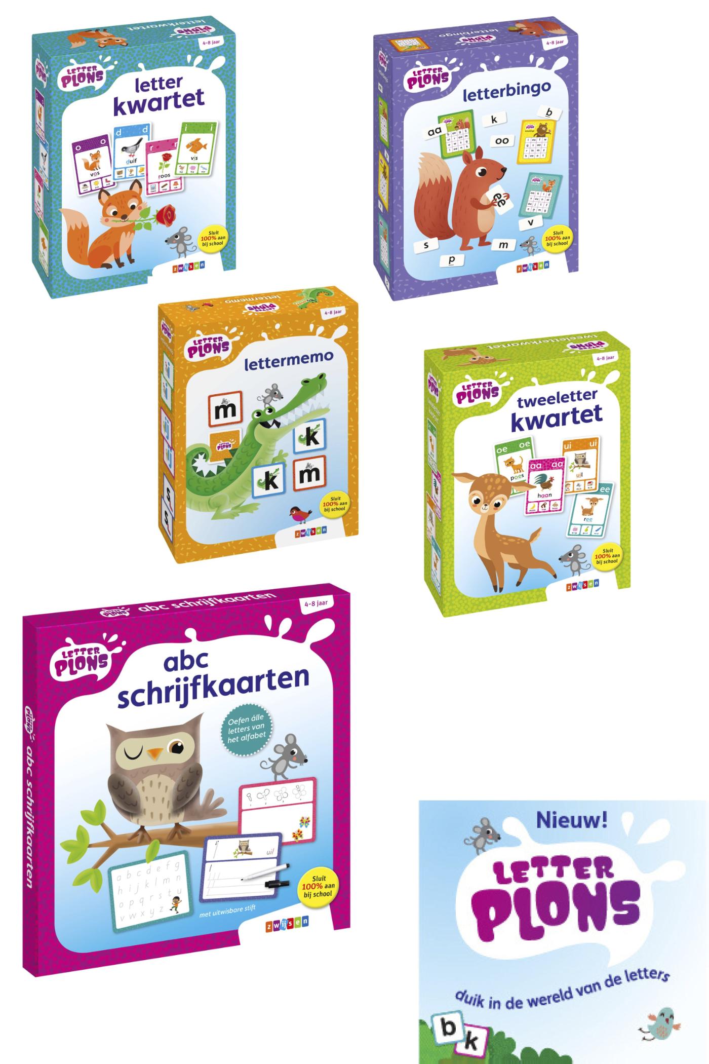 Feestdagenpakket Letterplons (5 spellen)