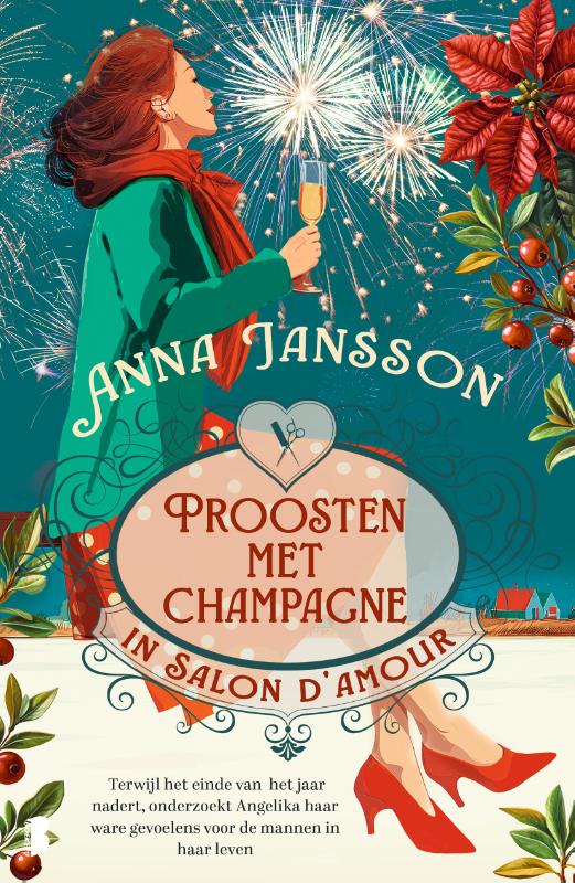 Proosten met champagne in Salon d'Amour