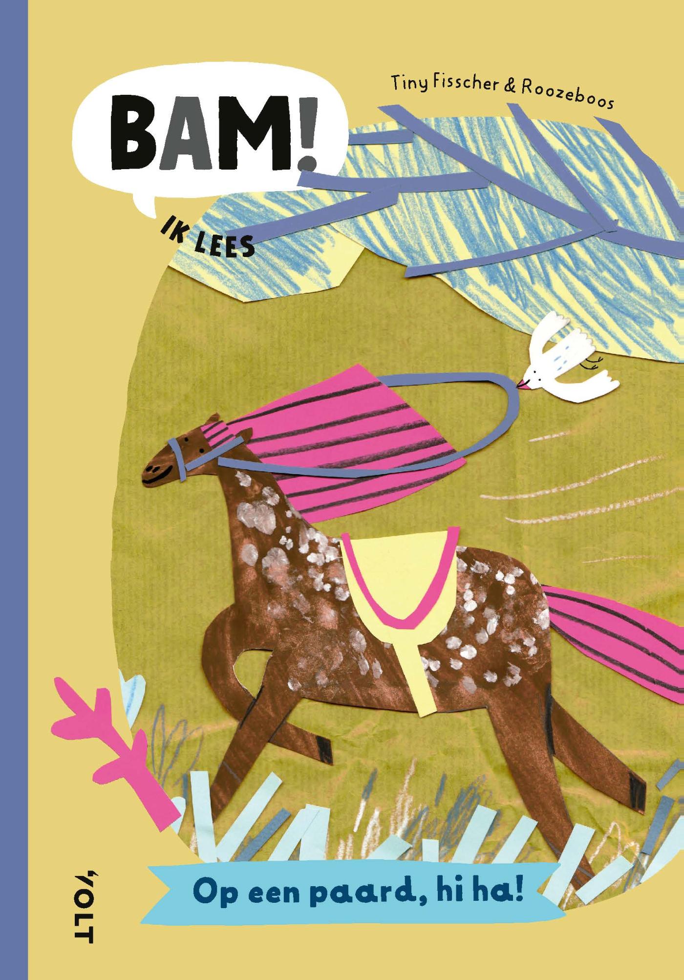 Op een paard, hi ha!