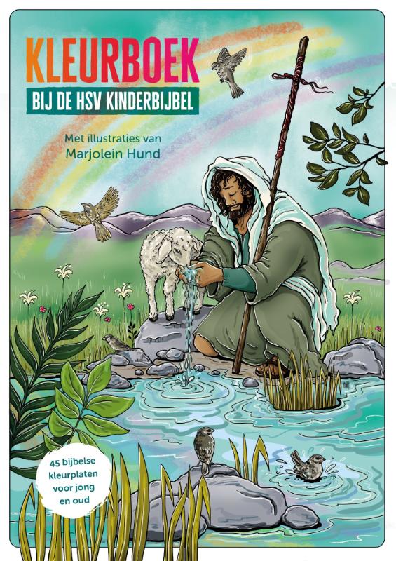Kleurboek bij de HSV Kinderbijbel