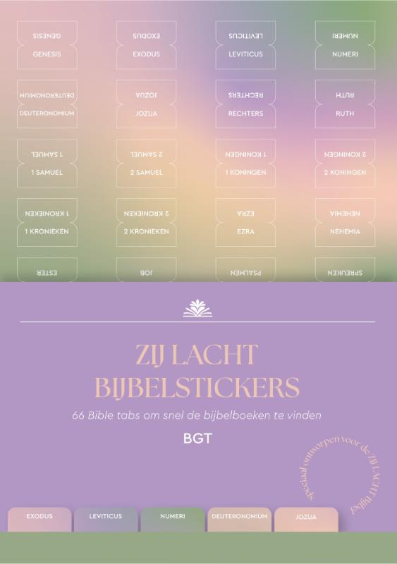 Zij Lacht Bijbelstickers BGT