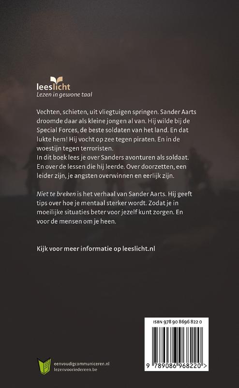 Niet te breken; in makkelijke taal