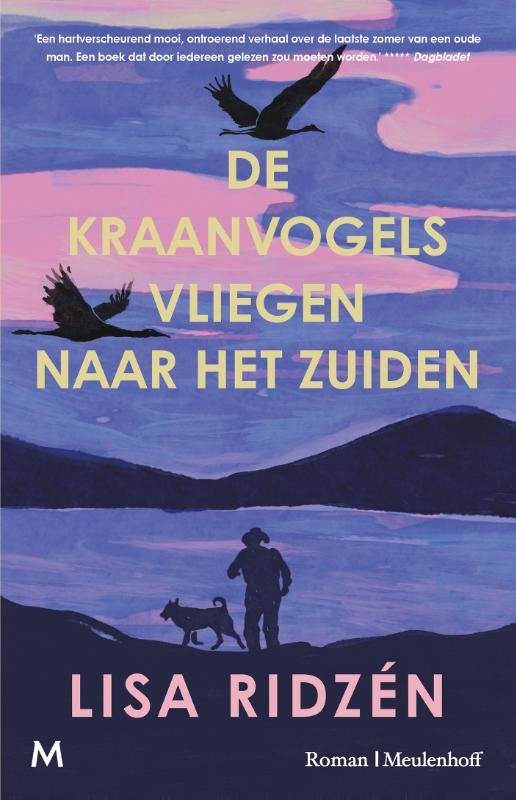 De kraanvogels vliegen naar het zuiden