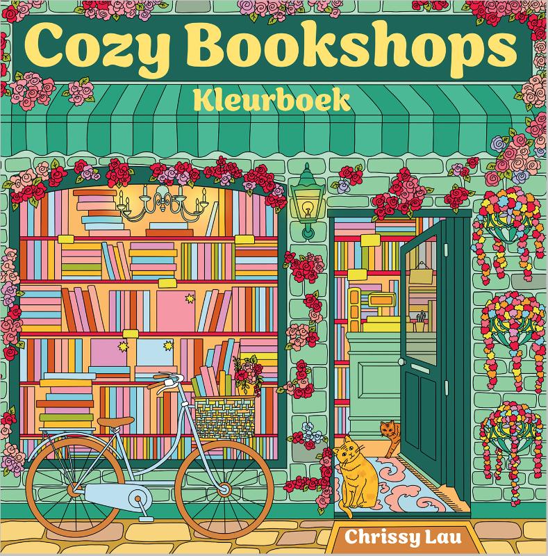 Cozy Bookshops-kleurboek