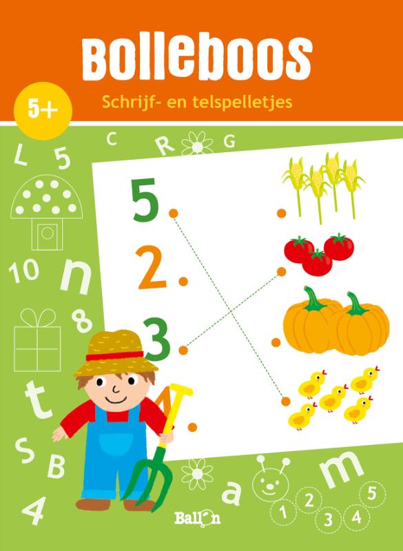 Schrijf- en telspelletjes 5+