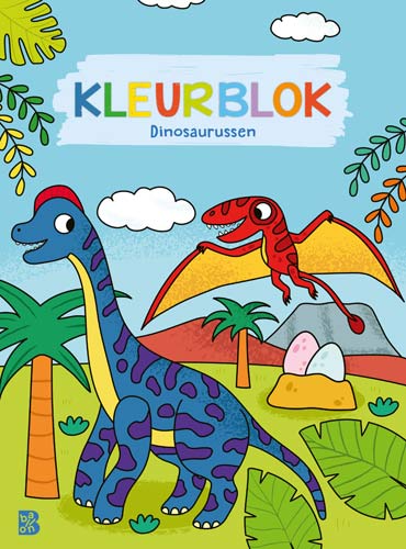 Kleurblok Dinosaurussen