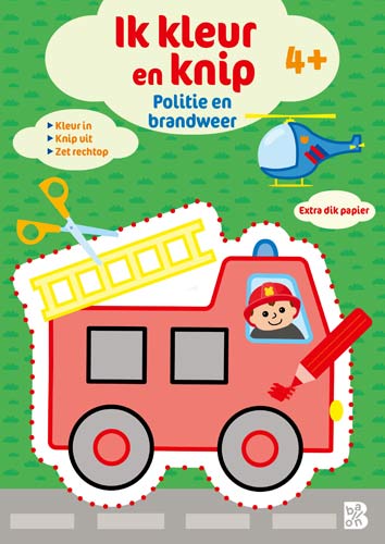 Ik kleur en knip: Politie en brandweer