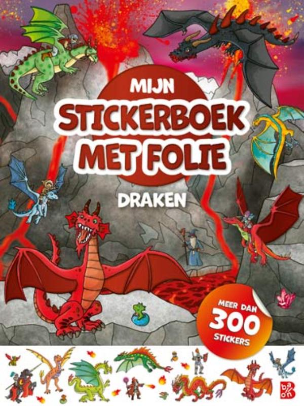 Mijn stickerboek met folie: Draken