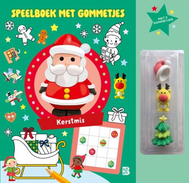 Speelboek met gommetjes: Kerstmis