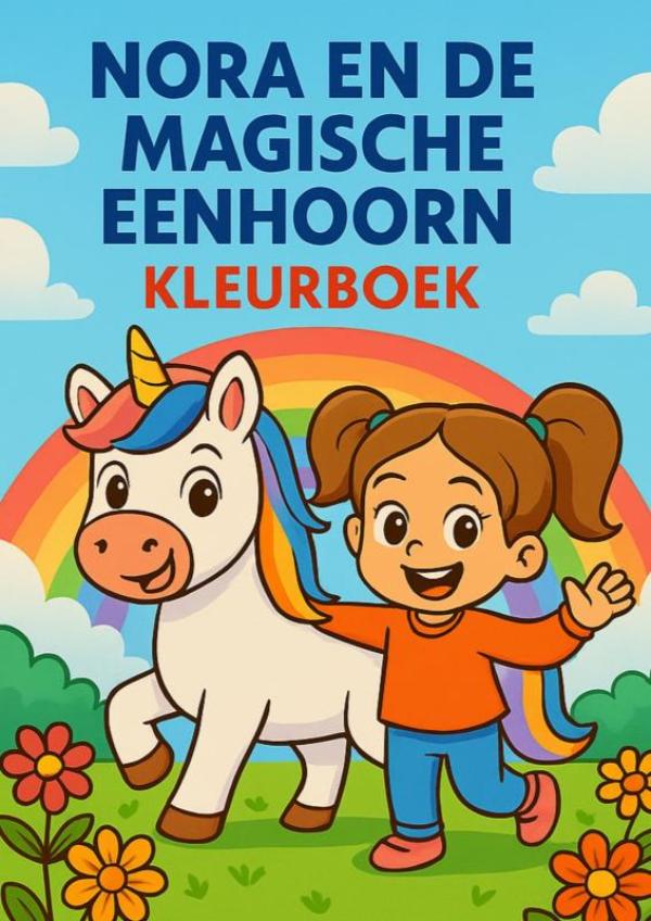 Nora en de magische eenhoorn kleurboek