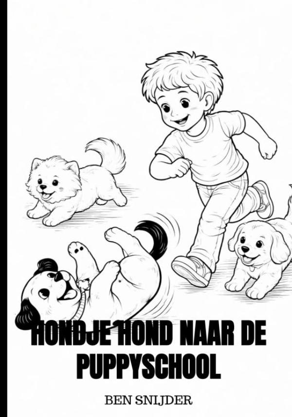 Hondje Hond naar de puppyschool