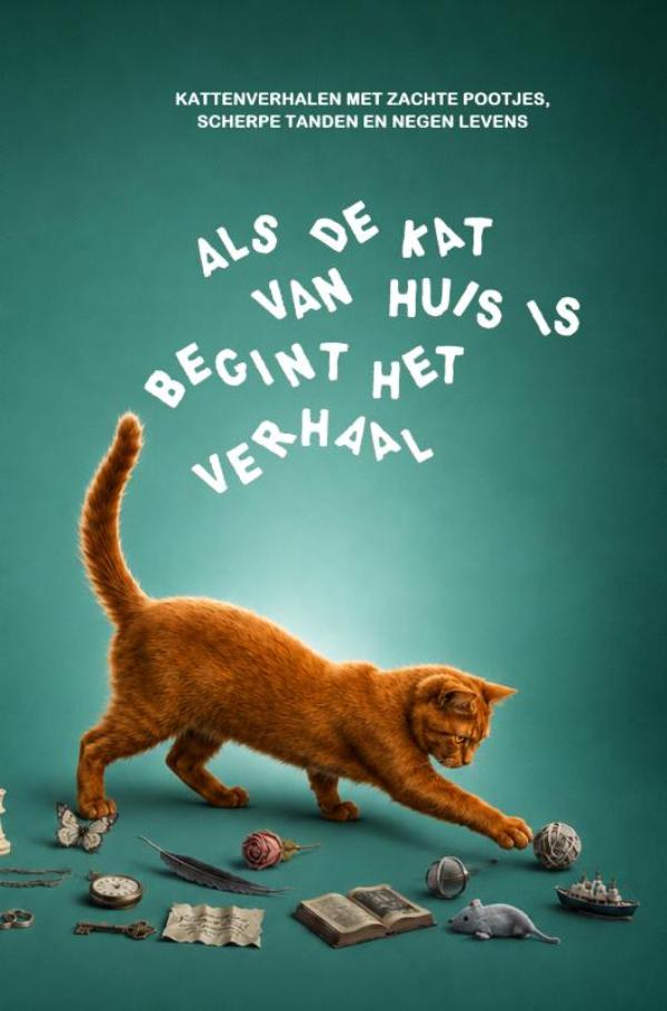 Als de kat van huis ia begint het verhaal