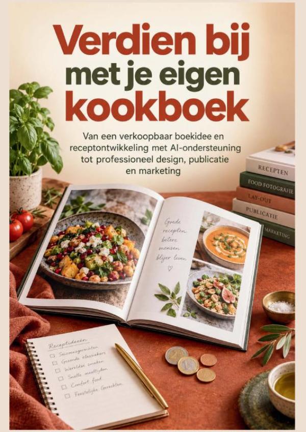 Verdien bij met je eigen kookboek