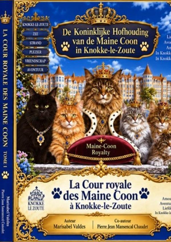 De Koninklijke Hofhouding van de Maine Coons in Knokke