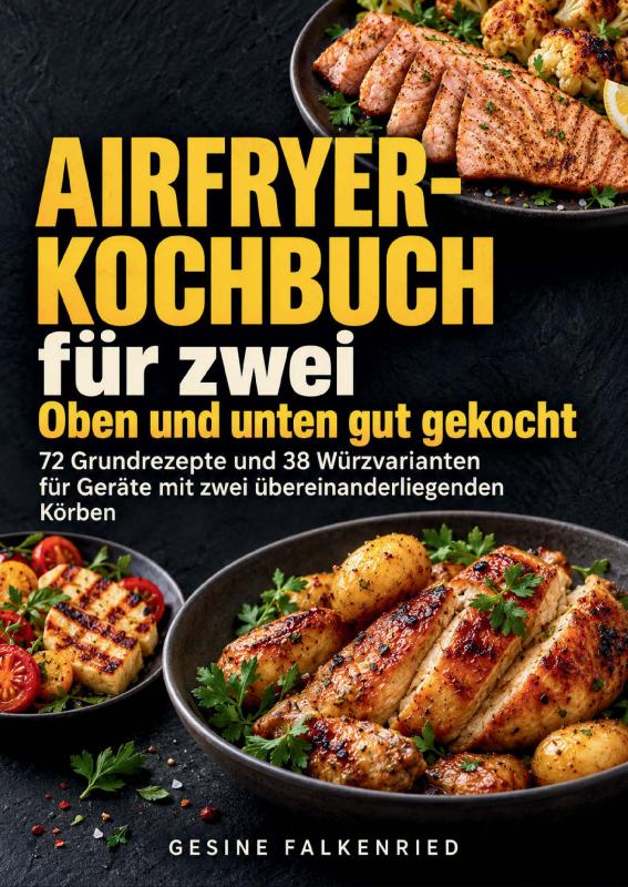 Airfryer-Kochbuch für zwei Oben und unten gut gekocht