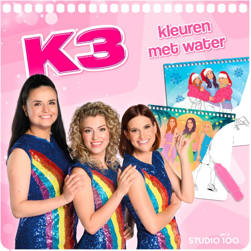 K3 : Kleuren met water - glitterjurkjes